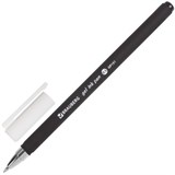 Ручка гелевая BRAUBERG Matt Gel, ЧЕРНАЯ, корпус soft-touch, узел 0,5 мм, линия 0,35 мм, 142944 142944