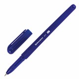 Ручка шариковая масляная BRAUBERG АСТ, СИНЯЯ, корпус синий, узел 0,7 мм, линия письма 0,35 мм, 142947 142947