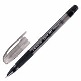 Ручка гелевая с грипом PENSAN Soft Gel Fine, ЧЕРНАЯ, игольчатый узел 0,5 мм, линия 0,4 мм, 2420/12 143392
