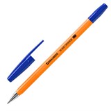 Ручка шариковая BRAUBERG "M-500 ORANGE", СИНЯЯ, корпус оранжевый, узел 0,7 мм, линия письма 0,35 мм, 143448 143448