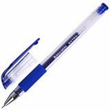 Ручка гелевая с грипом BRAUBERG "EXTRA GT NEEDLE", СИНЯЯ, игольчатый узел 0,5 мм, линия 0,35 мм, 143916 143916