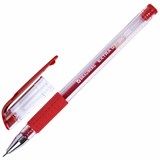Ручка гелевая с грипом BRAUBERG "EXTRA GT NEEDLE", КРАСНАЯ, игольчатый узел 0,5 мм, линия 0,35 мм, 143921 143921