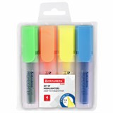 Набор текстовыделителей BRAUBERG 4 шт., АССОРТИ, FLUO, линия 1-5 мм, 150403 150403