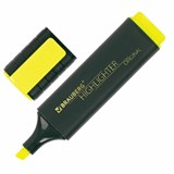Текстовыделитель BRAUBERG ORIGINAL, ЖЕЛТЫЙ, линия 1-5 мм, 151681 151681