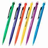 Карандаш механический 0,5 мм, BRAUBERG "Classic", ластик, корпус ассорти, 180398 180398