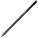 Карандаш ч/гр BRAUBERG "Black Jack" (Блэк Джек), НВ, черн., черн. дер., с рез,заточ,карт.упак,180609 180609