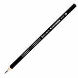 Карандаш чернографитный BRAUBERG, 1 шт., Black&White, HB, трехгранный, корпус черный, заточенный, 181297 181297