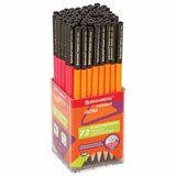 Карандаш чернографитный BRAUBERG PREMIUM TURKEY, 1 шт., Ultra, НВ, ассорти, дисплей,181570 181570