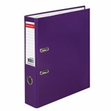 Папка-регистратор BRAUBERG, ламинированная, 75 мм, фиолетовая, 222073 222073