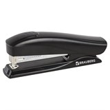Степлер №24/6, 26/6 BRAUBERG "ST-100", до 20 листов, черный, 224345 224345