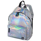 Рюкзак BRAUBERG GLOSSY универсальный, блестящий, серебро, 41х32х14 см, 226421 226421