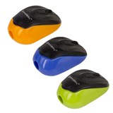 Точилка BRAUBERG Click, с контейнером, пластиковая, корпус ассорти, 228445 228445
