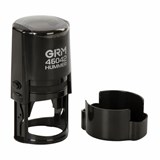 Оснастка для печатей, оттиск D=42 мм, синий, GRM 46042 Hummer, корпус черный, крышка, подушка, 121500200 235297