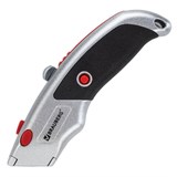 Нож универсальный мощный BRAUBERG Professional, 6 лезвий в комплекте, фиксатор, металл, 235404 235404