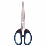 Ножницы BRAUBERG Classic+, 160 мм, черно-синие, классической формы, резиновые вставки, 236447 236447