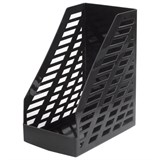 Лоток вертикальный для бумаг BRAUBERG MAXI-plus (250х160х300 мм), сетчатый, черный, 237005 237005