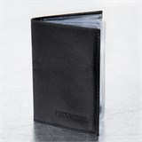 Обложка для автодокументов натуральная кожа галант, "DOCUMENTS", черная, BRAUBERG, 237208 237208