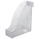Лоток вертикальный для бумаг BRAUBERG "Office", 255х95х290 мм, прозрачный, 237231 237231