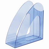 Лоток вертикальный для бумаг BRAUBERG "Delta", 240х90х240 мм, тонированный синий, 237245 237245