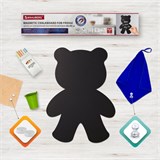 Доска на холодильник магнитно-меловая 30х40 см "Teddy Bear" с набором аксессуаров, BRAUBERG, 237841 237841