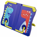 Подставка для книг и учебников BRAUBERG KIDS "Dinosaurs", регулируемый угол наклона, ABS-пластик, 238060 238060