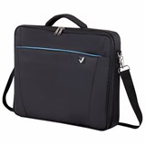 Сумка портфель BRAUBERG SYDNEY с отделением для ноутбука 17,3", откидная крышка, черная, 34х44х6 см, 240449 240449