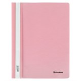 Скоросшиватель пластиковый BRAUBERG "Pastel" А4, 130/180 мкм, персиковый, 270457 270457