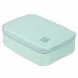 Пенал-косметичка BRAUBERG БОЛЬШОЙ, 1 отделение, 1 откидная планка, ткань, 21x15x6 см, "Mint", 270705 270705
