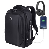 Рюкзак BRAUBERG FUNCTIONAL с отделением для ноутбука, 2 отделения, USB-порт, "Leader", 45х32х17 см, 270799 270799