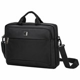 Сумка портфель BRAUBERG PROTECT с отделением для ноутбука 15,6", 2 отделения, черная, 30х40х7 см, 270831 270831