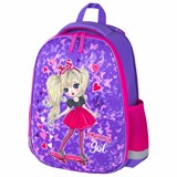 Ранец ПИФАГОР EVA BASIC, 1 отделение, эргономичная спинка, "Amazing girl", 39х30х16 см, 271377 271377