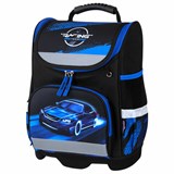 Ранец ЮНЛАНДИЯ WISE, 1 отделение, 3 кармана, устойчивое дно, "Speed race", 37x29х15 см, 271398 271398