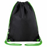 Мешок для обуви BRAUBERG плотный, карман на молнии, подкладка, 43х33 см, "Neon Green", 271625 271625