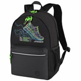 Рюкзак BRAUBERG FASHION CITY универсальный, 2 отделения, "Virtual sneaker", черный, 46х31х15 см, 271671 271671