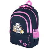 Рюкзак BRAUBERG VIBE, 2 отделения, 5 карманов, "Cat meeting", 40х28х14 см, 272089 272089