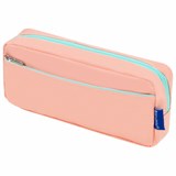 Пенал мягкий BRAUBERG PASTEL, 2 отделения, персиковый, 21х9,5х5 см, 272274 272274
