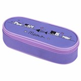 Пенал-футляр BRAUBERG, 1 отделение, органайзер, полиэстер, 22x9х5 см, "Meow", 272312 272312