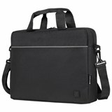Сумка портфель BRAUBERG PRACTICAL с отделением для ноутбука 15,6", Grey line, черная, 29х40х7 см, 272604 272604
