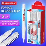 Ручка-корректор с улучшенным пластиковым наконечником BRAUBERG RESTART, 6 мл, 272684 272684