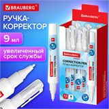 Ручка-корректор с улучшенным пластиковым наконечником BRAUBERG RESTART, 9 мл, 272685 272685