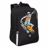 Рюкзак GRIZZLY школьный, жесткая спинка, 2 отделения, для мальчиков, SKATE OR DIE, 38х29х16 см, RB-451-6/1 272842