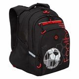 Рюкзак GRIZZLY школьный, анатомическая спинка, 2 отделения, для мальчиков, FOOTBALL, 38х26х20 см, RB-350-1/1 272849
