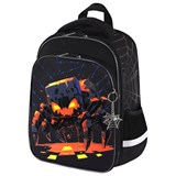 Ранец BRAUBERG QUADRO, 3 отделения, с брелком, Fire spider, 37х28х18 см, 273106 273106