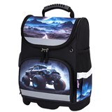 Ранец ЮНЛАНДИЯ WISE, 1 отделение, 3 кармана, устойчивое дно, Space driver, 37х29х15 см, 273163 273163