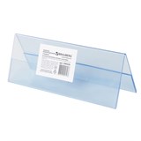 Табличка информационная BRAUBERG 210х80мм (домик), настол, двусторон, оргстекло, в защ.плёнке 290426