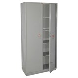 Шкаф металлический для документов КБС-10, (1850х880х390 мм; 90 кг), 2 отделения, сварной 291087