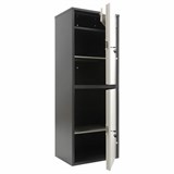Шкаф металлический для документов AIKO "SL-125/2Т" ГРАФИТ, 1252х460х340 мм, 31 кг, сварной, S10799132502 291197