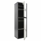 Шкаф металлический для документов AIKO "SL-150/2ТEL" ГРАФИТ, 1490х460х340 мм, 36 кг, S10799152902 291202