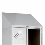 Крыша наклонная к шкафу металлическому для одежды BRABIX LK 21-80/ПРАКТИК LS 21-80, S23099501702 291378