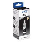 Чернила EPSON 673 (T6731) для СНПЧ Epson L800/L805/L810/L850/L1800, черные, ОРИГИНАЛЬНЫЕ, C13T67314A 361041